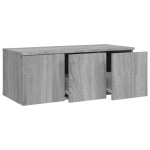 vidaXL Comodă TV, gri sonoma, 80x34x30 cm, lemn compozit vidaXL Comodă TV, gri sonoma, 80x34x30 cm, lemn compozit