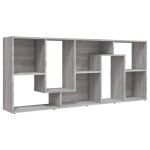 vidaXL Bibliotecă, gri sonoma, 67x24x161 cm, lemn prelucrat vidaXL Bibliotecă, gri sonoma, 67x24x161 cm, lemn prelucrat