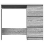 vidaXL Birou, gri sonoma, 90x45x76 cm, lemn prelucrat