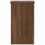 vidaXL Birou, stejar maro, 90x45x76 cm, lemn prelucrat