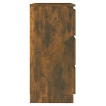 vidaXL Dulap, stejar fumuriu, 60x35x76 cm, lemn prelucrat