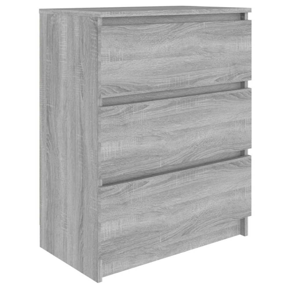 vidaXL Dulap, sonoma gri, 60x35x76 cm, lemn prelucrat