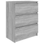 vidaXL Dulap, sonoma gri, 60x35x76 cm, lemn prelucrat