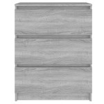 vidaXL Dulap, sonoma gri, 60x35x76 cm, lemn prelucrat
