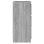 vidaXL Dulap, sonoma gri, 60x35x76 cm, lemn prelucrat