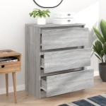 vidaXL Dulap, sonoma gri, 60x35x76 cm, lemn prelucrat