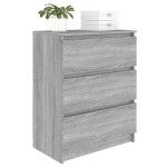 vidaXL Dulap, sonoma gri, 60x35x76 cm, lemn prelucrat