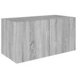 vidaXL Dulap de perete, gri sonoma, 80x39x40 cm, lemn prelucrat vidaXL Dulap de perete, gri sonoma, 80x39x40 cm, lemn prelucrat