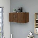 vidaXL Dulap de perete, stejar maro, 80x39x40 cm, lemn prelucrat vidaXL Dulap de perete, stejar maro, 80x39x40 cm, lemn prelucrat