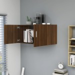 vidaXL Dulap de perete, stejar maro, 80x39x40 cm, lemn prelucrat vidaXL Dulap de perete, stejar maro, 80x39x40 cm, lemn prelucrat