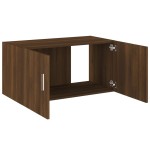 vidaXL Dulap de perete, stejar maro, 80x39x40 cm, lemn prelucrat vidaXL Dulap de perete, stejar maro, 80x39x40 cm, lemn prelucrat