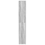 vidaXL Dulap de baie, sonoma gri, 30x30x183,5 cm, lemn prelucrat