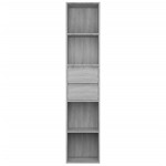 vidaXL Bibliotecă, gri sonoma, 36x30x171 cm, lemn prelucrat vidaXL Bibliotecă, gri sonoma, 36x30x171 cm, lemn prelucrat