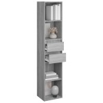 vidaXL Bibliotecă, gri sonoma, 36x30x171 cm, lemn prelucrat vidaXL Bibliotecă, gri sonoma, 36x30x171 cm, lemn prelucrat