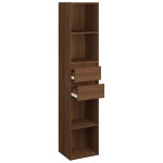 vidaXL Bibliotecă, stejar maro, 36x30x171 cm, lemn prelucrat