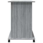 vidaXL Birou pentru computer, gri sonoma, 80x50x75 cm, lemn prelucrat
