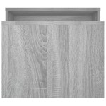 vidaXL Set măsuță de cafea, gri sonoma, 100x48x40 cm, lemn prelucrat