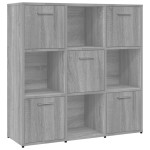 vidaXL Bibliotecă, gri sonoma, 90x30x90 cm, lemn prelucrat vidaXL Bibliotecă, gri sonoma, 90x30x90 cm, lemn prelucrat