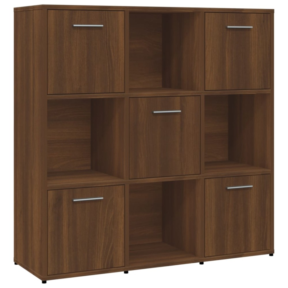 vidaXL Bibliotecă, stejar maro, 90x30x90 cm, lemn prelucrat