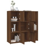 vidaXL Bibliotecă, stejar maro, 90x30x90 cm, lemn prelucrat vidaXL Bibliotecă, stejar maro, 90x30x90 cm, lemn prelucrat