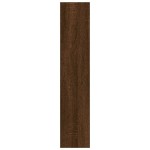 vidaXL Raft de perete, stejar maro, 90x16x78 cm, lemn compozit