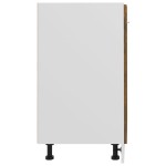 vidaXL Dulap inferior “Lyon”, stejar fumuriu, 60x46x81,5 cm vidaXL Dulap inferior “Lyon”, stejar fumuriu, 60x46x81,5 cm