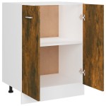 vidaXL Dulap inferior “Lyon”, stejar fumuriu, 60x46x81,5 cm vidaXL Dulap inferior “Lyon”, stejar fumuriu, 60x46x81,5 cm