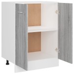 vidaXL Dulap inferior “Lyon”, gri sonoma, 60x46x81,5 cm vidaXL Dulap inferior “Lyon”, gri sonoma, 60x46x81,5 cm