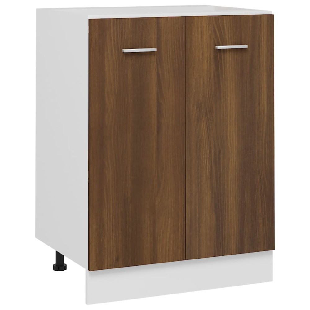 vidaXL Dulap inferior “Lyon”, stejar maro, 60x46x81,5 cm