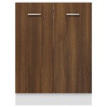 vidaXL Dulap inferior “Lyon”, stejar maro, 60x46x81,5 cm