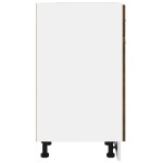 vidaXL Dulap inferior cu sertar “Lyon”, stejar fumuriu