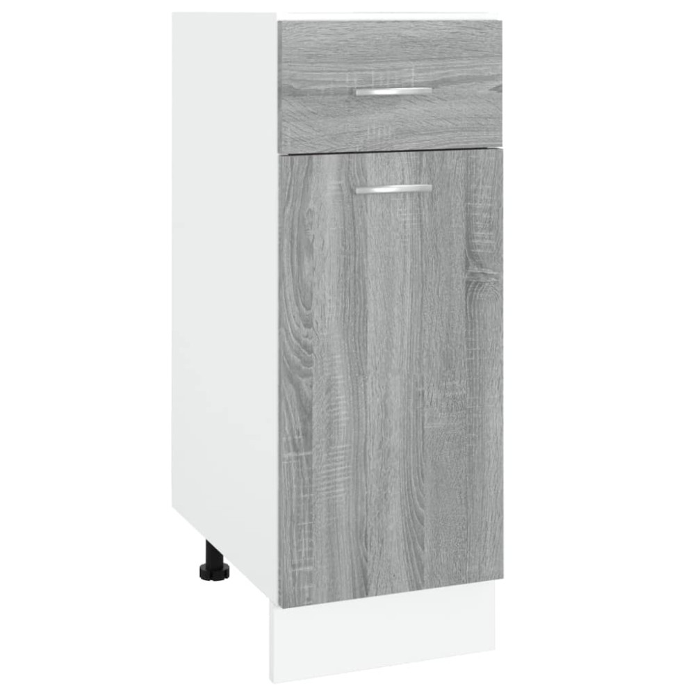vidaXL Dulap inferior cu sertar “Lyon” gri sonoma 30x46x81,5cm