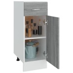 vidaXL Dulap inferior cu sertar “Lyon” gri sonoma 30x46x81,5cm vidaXL Dulap inferior cu sertar “Lyon” gri sonoma 30x46x81,5cm