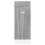 vidaXL Dulap inferior cu sertar “Lyon” gri sonoma 30x46x81,5cm vidaXL Dulap inferior cu sertar “Lyon” gri sonoma 30x46x81,5cm