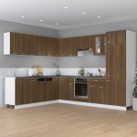 vidaXL Dulap inferior cu sertar “Lyon” stejar maro 30x46x81,5cm vidaXL Dulap inferior cu sertar “Lyon” stejar maro 30x46x81,5cm