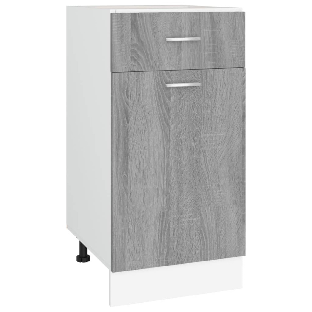 vidaXL Dulap inferior cu sertar “Lyon” gri sonoma 40x46x81,5cm