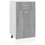 vidaXL Dulap inferior cu sertar “Lyon” gri sonoma 40x46x81,5cm