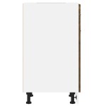 vidaXL Dulap inferior cu sertar “Lyon”, stejar fumuriu, 50x46x81,5 cm