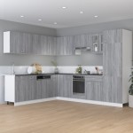 vidaXL Dulap inferior cu sertar “Lyon” gri sonoma 60x46x81,5cm