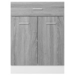 vidaXL Dulap inferior cu sertar “Lyon” gri sonoma 60x46x81,5cm
