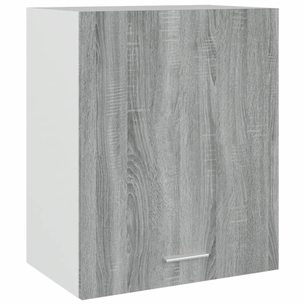 vidaXL Dulap suspendat “Lyon”, gri sonoma, 50x31x60 cm, lemn prelucrat