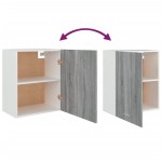 vidaXL Dulap suspendat “Lyon”, gri sonoma, 50x31x60 cm, lemn prelucrat vidaXL Dulap suspendat “Lyon”, gri sonoma, 50x31x60 cm, lemn prelucrat