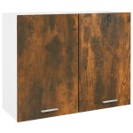 vidaXL Dulap suspendat “Lyon”, stejar fumuriu, 80x31x60 cm