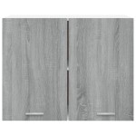 vidaXL Dulap suspendat “Lyon”, gri sonoma, 80x31x60 cm, lemn prelucrat vidaXL Dulap suspendat “Lyon”, gri sonoma, 80x31x60 cm, lemn prelucrat