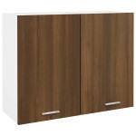 vidaXL Dulap suspendat “Lyon”, stejar maro, 80x31x60 cm