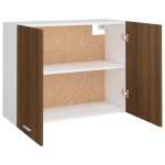 vidaXL Dulap suspendat “Lyon”, stejar maro, 80x31x60 cm