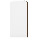 vidaXL Dulap suspendat “Lyon”, stejar maro, 80x31x60 cm