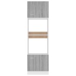 vidaXL Dulap cuptor microunde “Lyon”, gri sonoma, 60x57x207cm vidaXL Dulap cuptor microunde “Lyon”, gri sonoma, 60x57x207cm