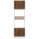 vidaXL Dulap cuptor microunde “Lyon” stejar maro 60x57x207 cm vidaXL Dulap cuptor microunde “Lyon” stejar maro 60x57x207 cm