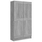 vidaXL Bibliotecă, gri sonoma, 82,5x30,5x150 cm, lemn prelucrat vidaXL Bibliotecă, gri sonoma, 82,5x30,5x150 cm, lemn prelucrat
